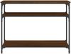 vidaXL Konsolentisch Braun Eichen-Optik 100x29x75 cm Holzwerkstoff 834039 Bild 4