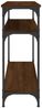 vidaXL Konsolentisch Braun Eichen-Optik 100x29x75 cm Holzwerkstoff 834039 Bild 5