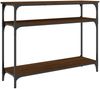 vidaXL Konsolentisch Braun Eichen-Optik 100x29x75 cm Holzwerkstoff 834039 Bild 2