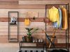 Samantha Wandgarderobe beleuchtet holzfarbig, Schwarz - 40x20 cm Bild 5