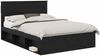 vidaXL Bettrahmen Schwarz 150 x 200 cm Massives Kiefernholz 3409744 Bild 2