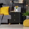 Relaxdays Beistellschrank mit 2 Schubladen Bild 3