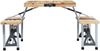vidaXL Klappbarer Campingtisch mit 4 Sitzen Stahl Aluminium 47687 Bild 2