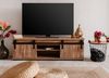 Finori Marrakesch 56A TV-Board, Dekor Valhalla Eiche / Dekor Milford Kiefer | TV-Board für Wohnzimmer | Maß: B x H x T ca. 160 x 50 x 40 cm | TV-Board mit 2 Schiebetüren und 2 offenen Fächern von links: 1 Schiebetür und 1 Einlegeboden, 2 offene Fächer, 1 Schi... Bild 4
