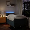 vidaXL Boxspringbett mit Matratze Blau 120x200 cm Stoff 3288953 Bild 5