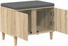 vidaXL Flurbank mit Kissen mit Speicher Sonoma-Eiche 60 x 38 x 46 cm 891522 Bild 5