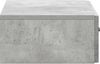 vidaXL Wandmontierter Beistelltisch Betongrau 59 x 34,5 x 17 cm 898998 Bild 5