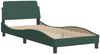 vidaXL Bett mit Matratze "Hanko" Dunkelgrün 80x200 cm Samt 3208565 Bild 4