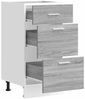 vidaXL Unterschrank Lyon Grau Sonoma 40x46x81,5 cm Holzwerkstoff 854216 Bild 5
