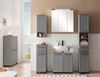 SCHILDMEYER Hochschrank Badschrank Highboard Badmöbel platingrau 30,3 x 180,9 x 32,6 Bild 3