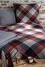 Fleuresse Aspen Biber Bettwäsche 135x200 Karo Streifen braun rost grau 434478-3 Bild 3