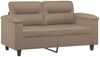 vidaXL 2-Sitzer-Sofa mit Zierkissen Cappuccino-Braun 120 cm Kunstleder 3200987 Bild 4