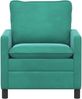 vidaXL Sofa Türkis 76 x 81 x 87,5 cm Samt 42028764 Bild 3