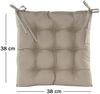 JACK Stuhlkissen JACK Outdoor 38x38cm Sitzkissen Lounge Kissen Sitzkissen Wasserfest, mit Lotus Effekt, robust, strapazierfähig, für Innen & Außen Bild 2
