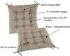 JACK Stuhlkissen JACK Outdoor 38x38cm Sitzkissen Lounge Kissen Sitzkissen Wasserfest, mit Lotus Effekt, robust, strapazierfähig, für Innen & Außen Bild 4