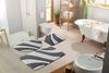 OTTO home Badematte Anna, Badvorleger, Badezimmer Teppich, Höhe 16 mm, rutschhemmend beschichtet, schnell trocknend, fußbodenheizungsgeeignet, Polyester, rechteckig, Badteppich, Hoch Tief Effekt, Modern, Weich, Wellen Bild 3