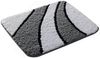 OTTO home Badematte Anna, Badvorleger, Badezimmer Teppich, Höhe 16 mm, rutschhemmend beschichtet, schnell trocknend, fußbodenheizungsgeeignet, Polyester, rechteckig, Badteppich, Hoch Tief Effekt, Modern, Weich, Wellen Bild 2