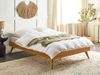 Bett mit Lattenrost BERRIC 140 x 200 cm Holz Heller Holzfarbton Bild 3