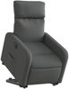 vidaXL Relaxsessel mit Aufstehhilfe Elektrisch Dunkelgrau Stoff 3206718 Bild 3