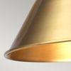 Wandleuchte, Stahl, Messing, H 27,5 m Bild 3