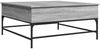vidaXL Couchtisch Grau Sonoma 95x95x45 cm Holzwerkstoff und Metall 3217067 Bild 2