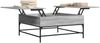 vidaXL Couchtisch Grau Sonoma 95x95x45 cm Holzwerkstoff und Metall 3217067 Bild 4