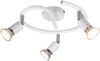 LED Deckenstrahler Rondell 3-flammig Metall Weiß, Ø 26cm Bild 2