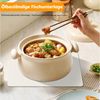 BlingBin Platzset 12er Set Tischsets & Untersetzer-Abwaschbar aus Kunstleder,Tischmatte, (12er Set, 12-St, Maße: Tischset 43 × 30 cm, Untersetzer 10 × 10 cm), Wasserdicht Platzdeckchen für Küche, Esszimmer Partytisch Dekoration Bild 3
