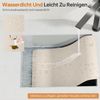 BlingBin Platzset 12er Set Tischsets & Untersetzer-Abwaschbar aus Kunstleder,Tischmatte, (12er Set, 12-St, Maße: Tischset 43 × 30 cm, Untersetzer 10 × 10 cm), Wasserdicht Platzdeckchen für Küche, Esszimmer Partytisch Dekoration Bild 2