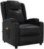 vidaXL Elektrischer Massagesessel Schwarz Kunstleder [3073795] Bild 3