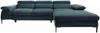 Vente-unique - SEPINA Sofa SamtStoff Blau - B 182 cm x H 75 cm x L 288 cm Bild 3