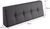 sunnypillow Palettenkissen Kaltschaum Palettenauflage Palettenpolster Palettensofa Sitzkissen Rückenlehne gesteppt 8er Set Grey Bild 4
