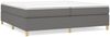 Boxspringbett Dunkelgrau 200x200 cm Stoff [3120986] Bild 2