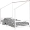vidaXL Kinderbett Weiß 90x200 cm Massivholz Kiefer 835704 Bild 2