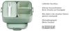 Mepal - Bento Lunchbox Take A Break Midi - Brotdose mit Bento-Box - Meal Prep Box für Sandwiches, Kleine Snacks & Reste - Snack & Mittagessen - Essensbox mit Fächern - 900 ml - Vivid Green Bild 3