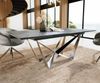 Esstisch Edge 200-300x100 Keramik Laminam®Nero Greco Anthrazit Spider Flachstahl Edelstahl ausziehbar Bild 4