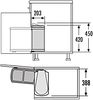 HAILO Abfallsorter 16 (2x8) Liter DUO-3416 ab 45 cm Schrankbreite, edelstahl/weiß Bild 3