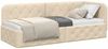 vidaXL Eckbettgestell Creme 80 x 200 cm Stoff 42016485 Bild 3