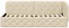 vidaXL Eckbettgestell Creme 80 x 200 cm Stoff 42016485 Bild 5