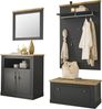 OTTO home Garderoben-Set Westminster, (4-St, Schuhbank, Spiegel, Kommode, Wandpaneel), im romantischen Landhausstil Bild 2