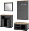 OTTO home Garderoben-Set Westminster, (4-St, Schuhbank, Spiegel, Kommode, Wandpaneel), im romantischen Landhausstil Bild 3