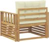 vidaXL Outdoor-Sofa Polyester Weiß und Creme 3439127 Bild 5