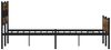 vidaXL Bettgestell ohne Matratze Räuchereiche 140x200 cm Holzwerkstoff 4017237 Bild 5