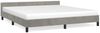 vidaXL Bettgestell ohne Matratze Hellgrau 180x200 cm Samt 347585 Bild 2