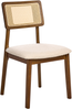Esszimmerstuhl 2er Set EMBAR Holz Braun Bild 5