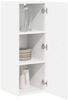 vidaXL Wandschrank PORTO 2 pcs Hochglanz Weiß 30 x 31 x 80 cm 885364 Bild 3