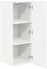 vidaXL Wandschrank PORTO 2 pcs Hochglanz Weiß 30 x 31 x 80 cm 885364 Bild 5