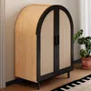 Schuhschrank mit 2 Türen, Schuhregal, Sideboard, Mehrzweckschrank, schmal Bild 3