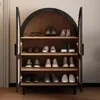 Schuhschrank mit 2 Türen, Schuhregal, Sideboard, Mehrzweckschrank, schmal Bild 2