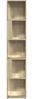vidaXL Eckregal Sonoma-Eiche 33x33x164,5 cm Holzwerkstoff 809047 Bild 4